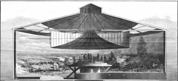 Cyclorama section