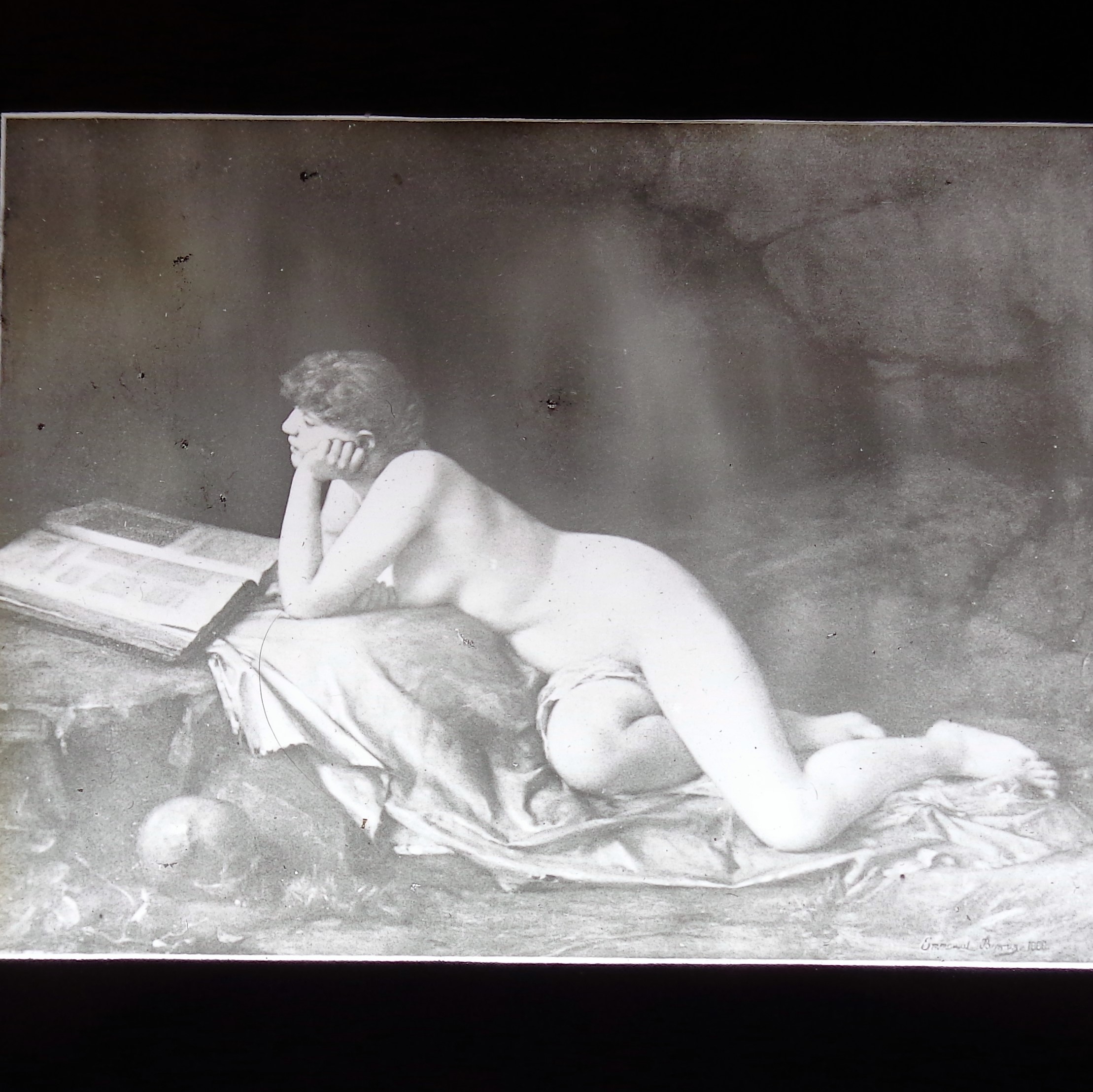 erotic magic lantern slide