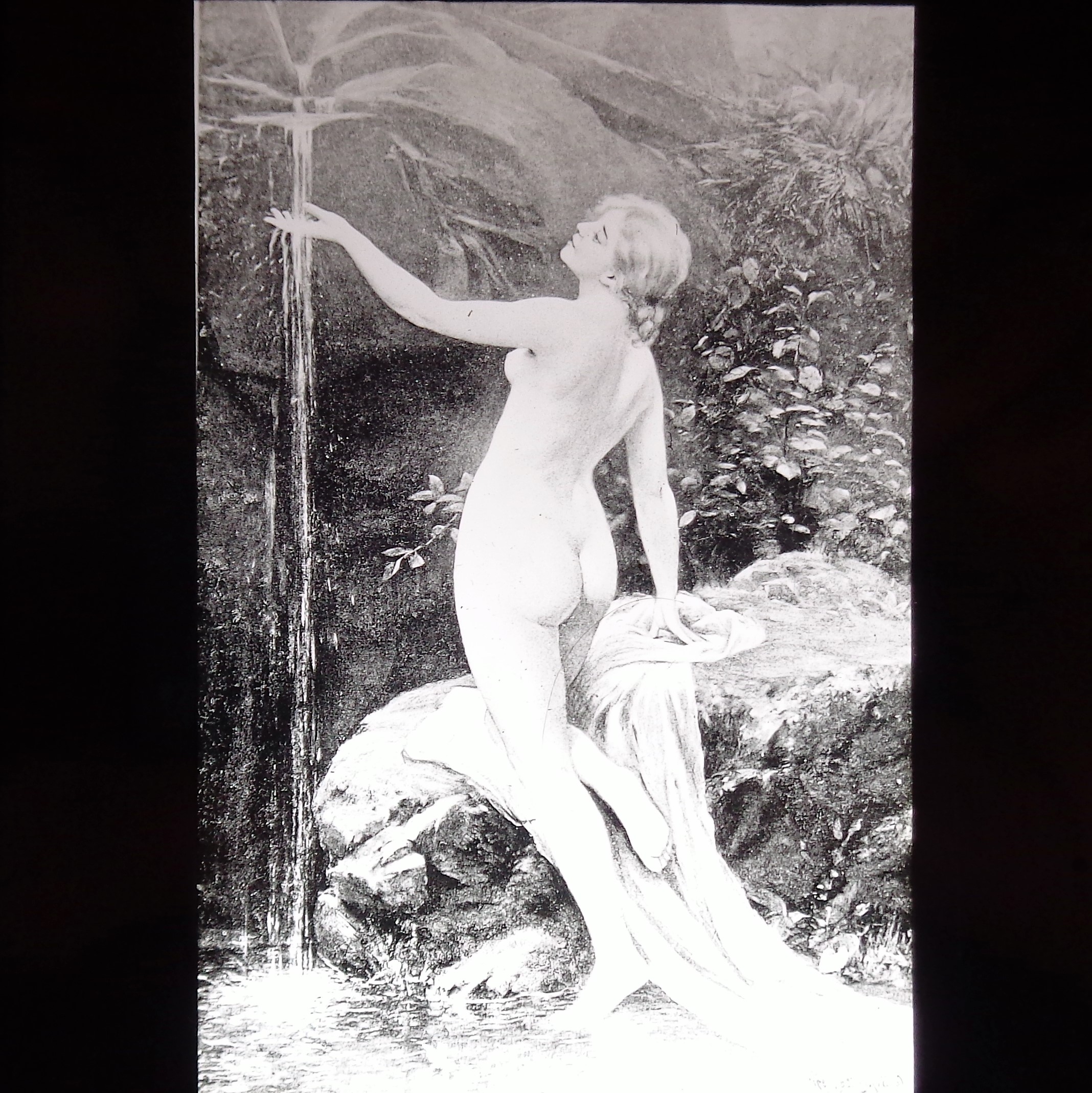 erotic magic lantern slide
