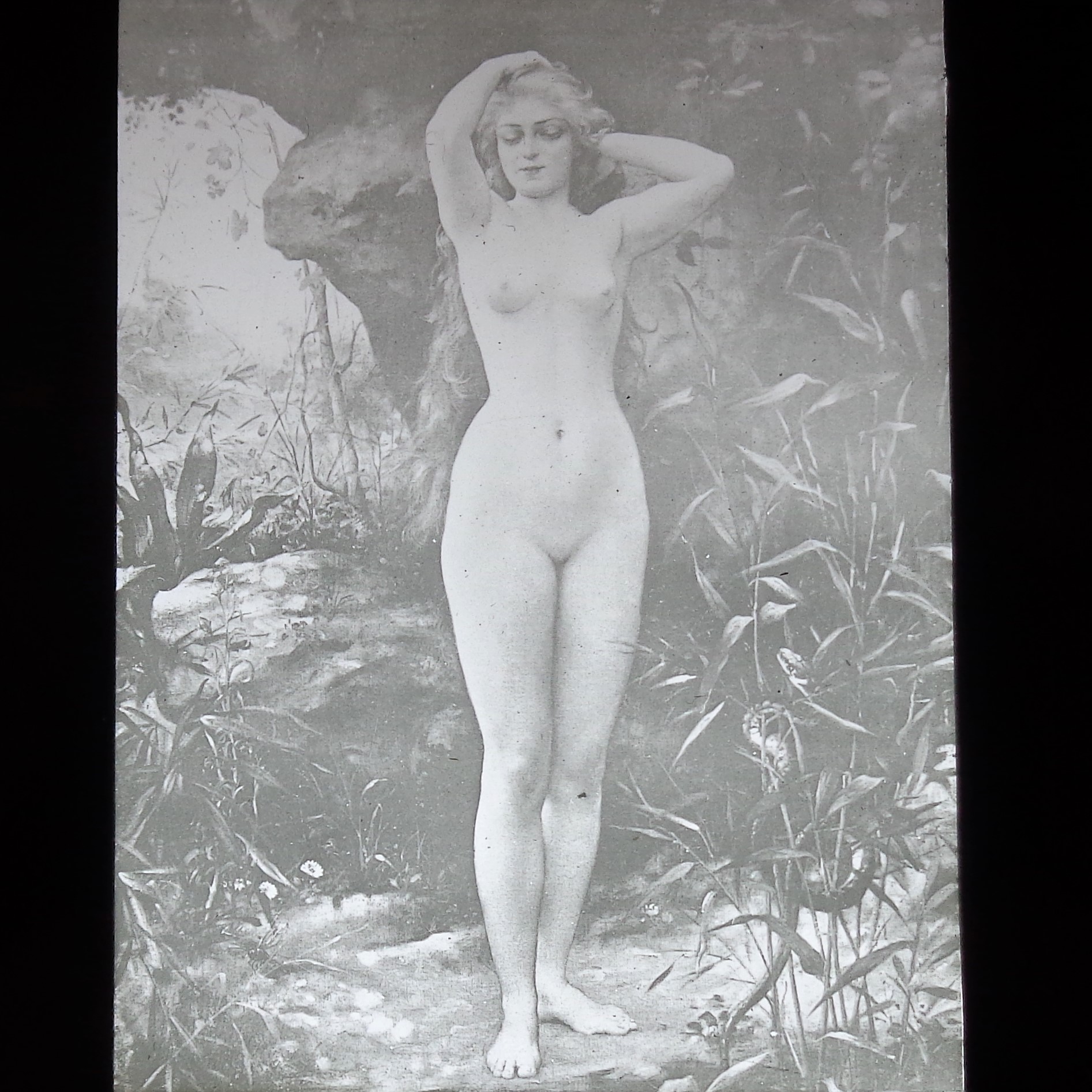 erotic magic lantern slide