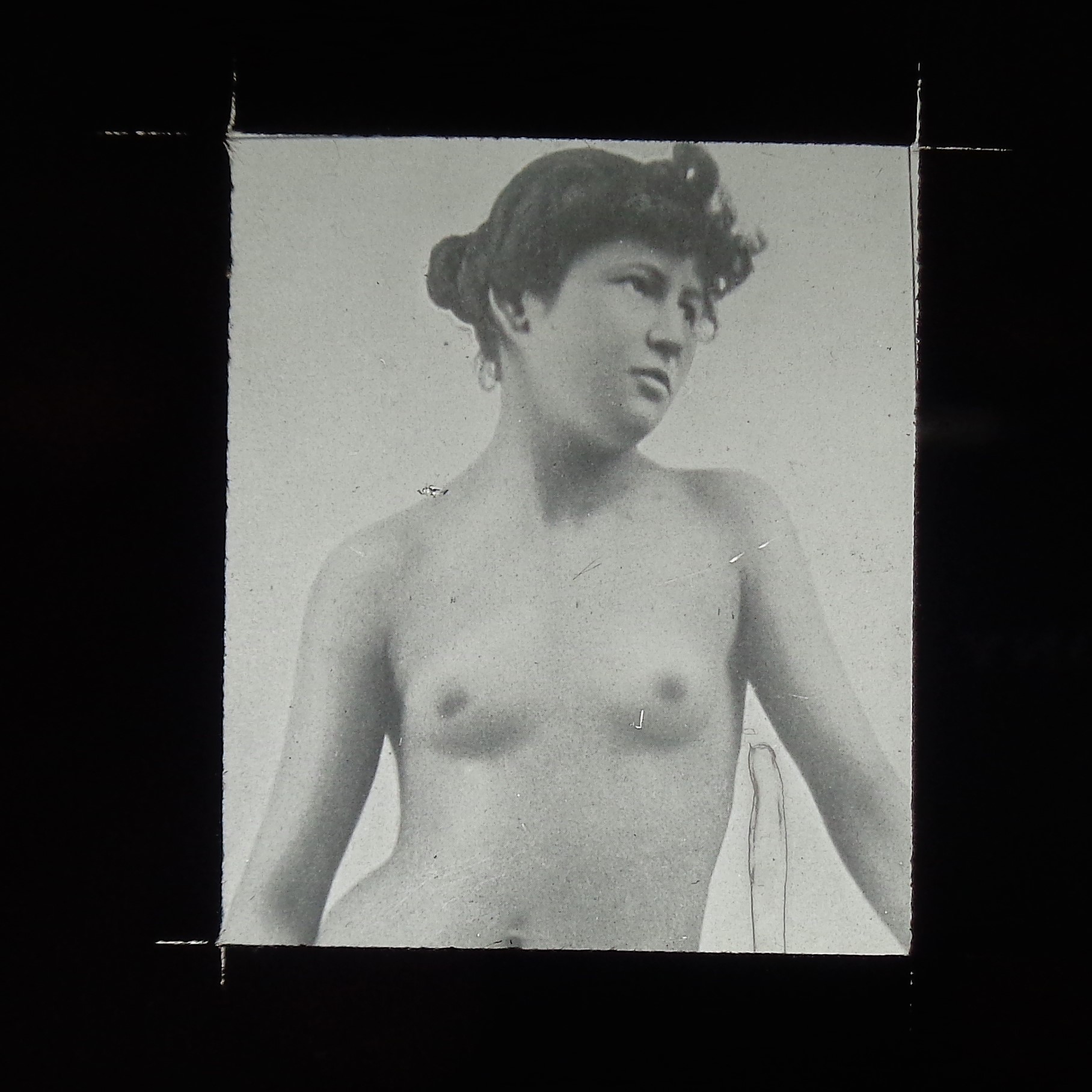 erotic magic lantern slide