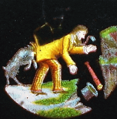 slipping magic lantern slide