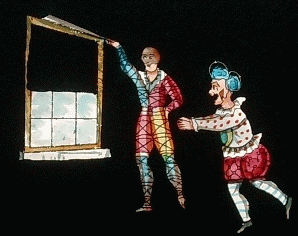 slipping magic lantern slide