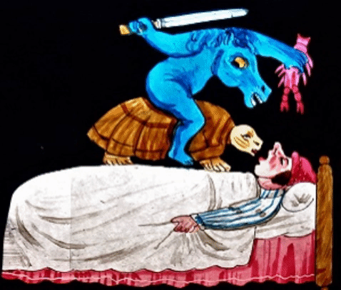 slipping magic lantern slide